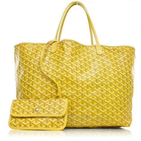 goyard bag yellow|goyard grailed yellow.